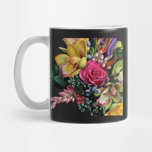 Bouquet with Rose Mug